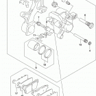 GSX,R600 Задний суппорт
