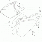 DR,Z400SM Frame cover (dr-z400sml9 e33)
