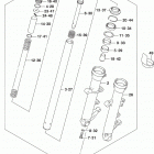 SV650,A,XA Front fork damper (sv650xal9 e28)