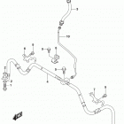 LT,A400F Передние тормозные трубки
