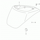 VL800 Fuel tank cover