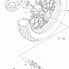 VL800 Front wheel (vl800l9 e33)