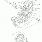 TU250X Переднее колесо