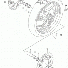 GSX,S750 Front wheel (gsx-s750yal9 e28)