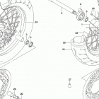 DR,Z400SM Переднее колесо