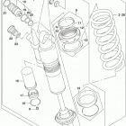 RM,Z450 Задние амортизаторы