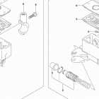 SV650,A,XA Front master cylinder (sv650l9 e03)