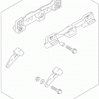 DL650A,XA Optional (side case bracket set)