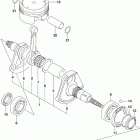 LT,A750X,XP,XPZ Коленвал