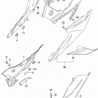 GSX,S750 Frame cover (gsx-s750al9 e28)