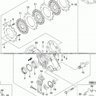 LT,A500X,XP Задний тормоз