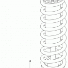 DR,Z125,L Rear shock absorber (dr-z125ll9 e28)