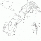 DR200S Задний бампер