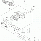 GSX,R600 Задний фонарь