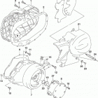 VZR1800,BZ M109R Crankcase cover (vzr1800l9 e28)