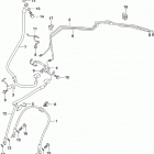 DL650A,XA Передние тормозные трубки
