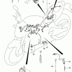 GSX,S750 Wiring harness (gsx-s750yal9 e33)