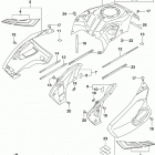 DL1000A,XA Fuel tank cover (dl1000xal9 e28)