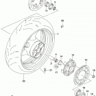 GSX,R600 Переднее колесо