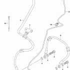 GSX,S750 Front brake hose (gsx-s750zl9 e33)