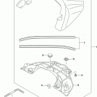 VZR1800,BZ M109R Seat tail box (vzr1800bzl9 e28) (ajp)