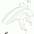 VZR1800,BZ M109R Front fender (vzr1800bzl9 e03) (ajp)