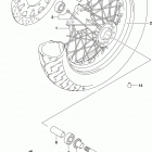 VL800 Front wheel (vl800l9 e03)