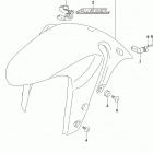 GSX,S750 Front fender (gsx-s750yal9 e33)