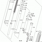 DR,Z400S Передняя вилка
