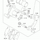 LT,A400F Передние тормоза