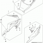 GSX,R600 Обтекатель рамы