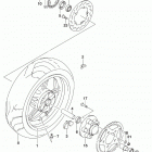 SV650,A,XA Rear wheel (sv650xal9 e28)