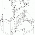 VL1500,C90 Radiator hose (vl1500tl9 e33)