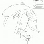 DL1000A,XA Front fender (dl1000xal9 e33)