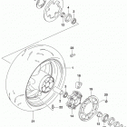 GSX,S1000 Rear wheel (gsx-s1000azl8 e33)