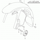 DL1000A XA Front fender (dl1000al8 e03) (for yvb