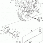 DR,Z125,L Rear wheel (dr-z125ll8 e28)