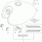 TU250X Топливный бак