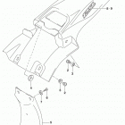 DR,Z125,L Rear fender (dr-z125ll8 e03)