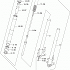 VZR1800 Front fork damper (vzr1800bzl8 e03)