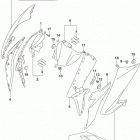 GSX,S1000 Frame body cover (gsx-s1000azl8 e03)