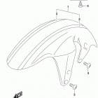 VZR1800 BZ Front fender (for bbd)  (vzr1800bzl6 e28)