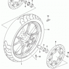 DL1000A XA Front wheel (dl1000al8 e33)