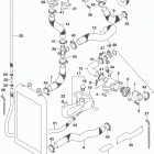 VL1500 Radiator hose (vl1500btl8 e28)