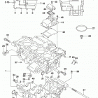 GSX,R600 Картер двигателя