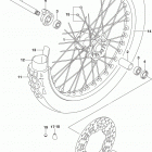 DR,Z400S Переднее колесо