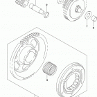 DR,Z400SM Муфта стартера