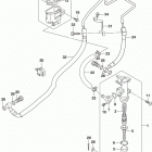 GSX,S750 Rear master cylinder (gsx-s750azl8 e28)