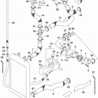VL1500 Radiator hose (vl1500bl8 e03)