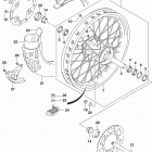RM,Z250 Переднее колесо